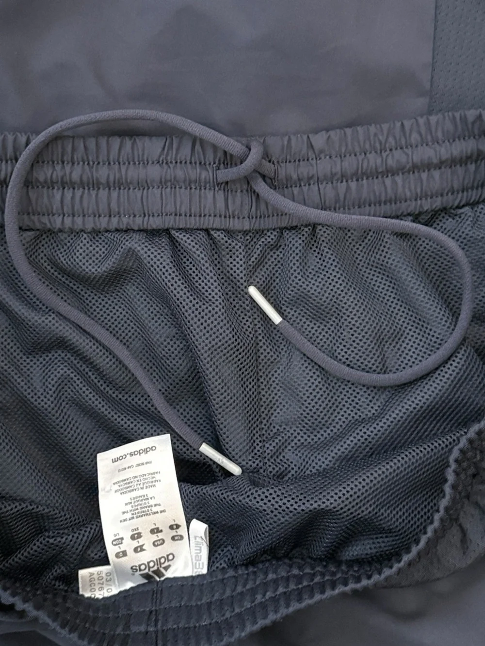 Adidas Clima365 Tearaway Track Pants Large Navy Blue Baggy Full Zip Y2K